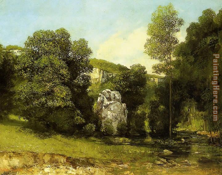 Gustave Courbet La Ruisseau de la Breme